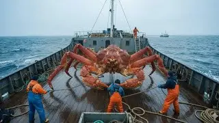 How Fishermen Make $500,000 in 7 Days: Giant King Crab Fishing & Deep Sea Creatures