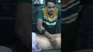 The Hardcore Barber's Touch: Back & Leg Massage ASMR for Sleep #shorts