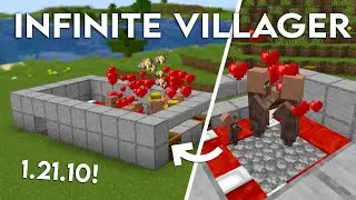 NEW UPDATED Minecraft 1.21.10 Villager Breeder Easy and Fast