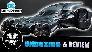 *NEW* McFarlane Toys Batman V Superman: Dawn of Justice Batmobile (Unboxing & Review)