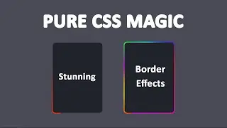 CSS Border Animations in 4 Minutes | Quick CSS - Animated Border Cards