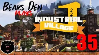 [1.20] Industrial Village Ep 35: Building Tavern, Placing guard tower and moving the town hall