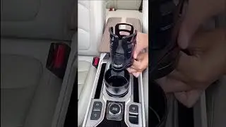 Ссылка на товар в описании ▶️ Многофункциональный регулируемый автомобильный подстаканник, вращаю...