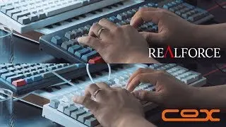 리얼포스 45g 균등 저소음 vs 콕스 엠프리스 50g 타건 Topre Realforce 104UB KB45S vs Cox Empress 50g : TYPING