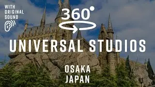 Universal Studios Japan 🇯🇵 Osaka | 360&deg; Walking Tour | Original Sound