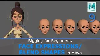 Риггинг для начинающих: выражения лиц/смешивание фигур в Maya