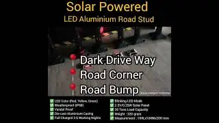 Solar Powered LED Blinking Road Stud