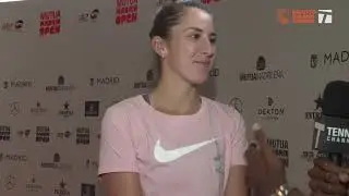 Белинда Бенчич &mdash; победительница четвертьфинала турнира в Мадриде в 2019 году, интервью на Tennis Channel