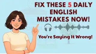 You're Saying It Wrong! Fix These 5 Daily English Mistakes Now!