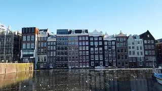 Winter walk in Amsterdam with snow ❄️🌨️ | The Netherlands 4K (2021)