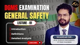 General Mine Safety | Introduction & Key Definitions | DGMS Exam 2025 Preparation | by Sikandar Sir