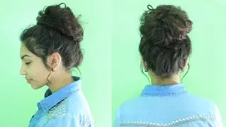 Easy Messy Bun Tutorial