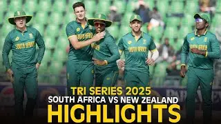 Highlights | South Africa vs New Zealand | Tri-Nation Series 2025 | PCB | M3J1K