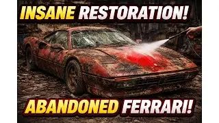 Extreme Ferrari Restoration | Rusty, Muddy, Forgotten Supercar | Auto ASMR Video