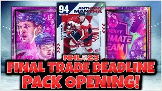 *RIDICULOUS PACK LUCK* Trade Deadline Week 2 | NHL 23 Pack Opening