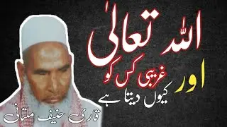 Allah Gareebie Q deyta Ha || Qari Haneef Multani 