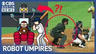 Robot ump making calls at Round Rock Express games
