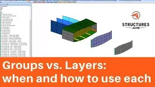 Groups and Layers in Femap