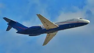 USA Jet Airlines DC-9-15(F) [N196US] Takeoff at Willow Run Airport