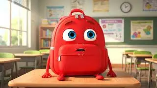 School Bag 🎒 | Kids Learning Cartoon | 3D Short