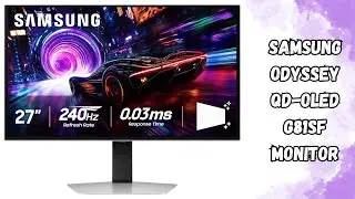 Review | SAMSUNG Odyssey G8 G81SF Gaming Monitor | 27-inch 4K QD-OLED