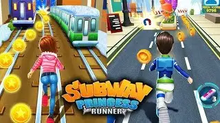 Subway Princess Runner V/S Royal Princess Run 3D - Girl v/s Girl Run Race | Android/iOS Gameplay HD
