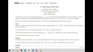 1656C - Make Equal With Mod | codeforces | hints+solution discussion (Bangla)