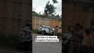 Shocking Accident on Mysore&ndash;Bangalore Highway 🚗⚠️ #AccidentAlert #MysoreBangaloreExpressway