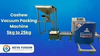 Vacuum Packing Machine | Semi-Automatic with Hopper, Roller & Vibrator 5&ndash;25kg Cashew, Grains, Pulses
