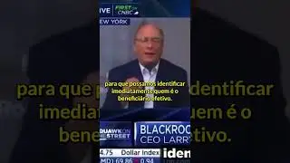 💎 Larry Fink, CEO da BlackRock, afirma que 