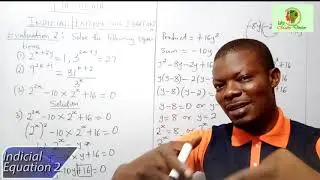 Indicial Equation B