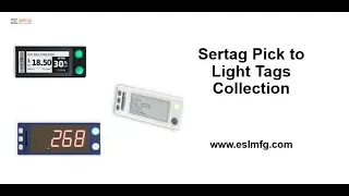 Sertag Pick to Lights Tags With Buttons