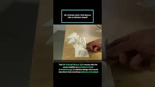 3D Printed Joint That Moves Like a Chicken Head?