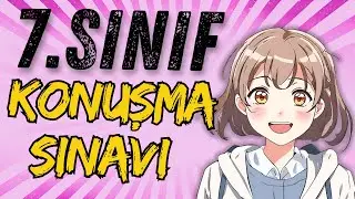 7. SINIF İNGİLİZCE KONUŞMA SINAVI | 1.DÖNEM 1. YAZILI