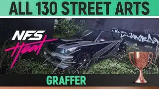 Need for Speed Heat - All 130 Street Arts 🏆 - Locations Guide - Graffer