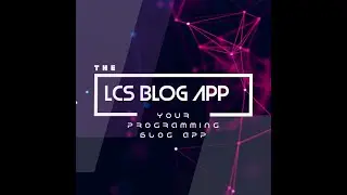 INTRO VIDEO || CROSS PLATFORM PWA BLOG APP