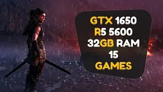 GTX 1650 + Ryzen 5 5 5600 - 15 Games Tested️&zwj;🔥