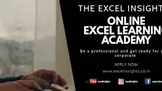Motion Poster || The Excel Insights