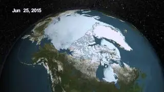 AMSR2 2015 Minimum Arctic Sea Ice Extent