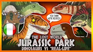 I dinosauri de Il mondo perduto - JURASSIC PARK rispetto a quelli REALI | TELL IT ANIMATED ITA