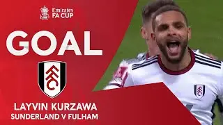 GOAL | Layvin Kurzawa | Sunderland 1-3 Fulham | Fourth Round Replay | Emirates FA Cup 2022-23
