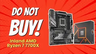 Обзор комплектующих INLAND Ryzen 7 7700X + B650 Gaming X AX V2 | 9 причин НЕ покупать ⚠️