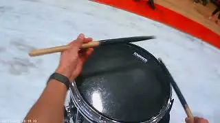 Fox High School Winter Drumline Rehearsal Center Snare Cam 2/17/25 FIRST UPLOAD
