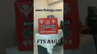 sk pizza bag  |  Fts bags | Food delivery bag | pizza bag | Thermal bags | #shorts | bag manufacture