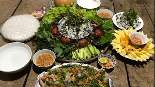 Ốc Đắng Cuộn Cơm Dừa, Món Ngon Dân Dã Miền Tây | TQMT #49