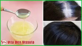 Applicare questa miscela una volta al giorno per rimuovere i capelli bianchi