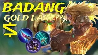 TUTORIAL BADANG GOLD LANE, BUILD TERSAKIT 2025!! TERTAWA TAPI TERLUKA.. #MLBBGoldenMonth