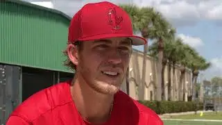 Cardinals pitching prospect Matthew Liberatore talks at 2022 spring training
