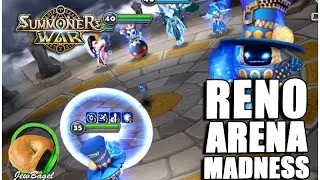 SUMMONERS WAR : Reno Arena MaDneSS! (Water Dice Magician)