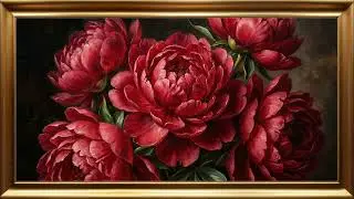 Luxury Fireplace Museum Style Oil Painting | TV Art Screensaver for Home Decor | 10 HOUR 4K